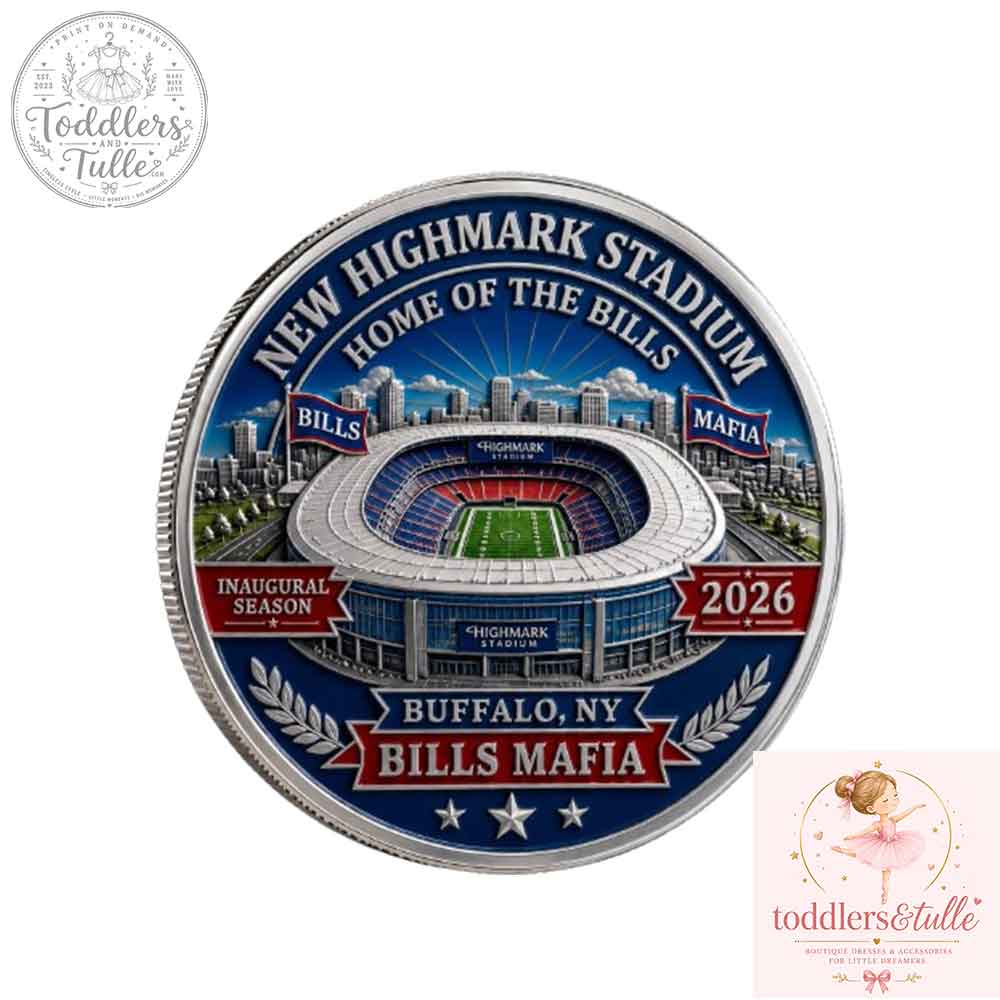 New Highmark Stadium Inaugural Season 2026 Commemorative Challenge Coin – Buffalo Bills Mafia Collectible (2) New Highmark Stadium Inaugural Season 2026 Commemorative Challenge Coin – Buffalo Bills Mafia Collectible – image 2 of 4