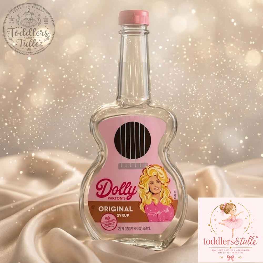 Dolly Parton Original Pancake Syrup Guitar Shaped Collectible Bottle Decanter (3) Dolly Parton Guitar Bottle: Original Pancake Syrup Collectible Decanter – image 3 of 3