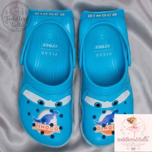 Disney Pixar Cars Dinoco The King Classic Clogs Light Blue