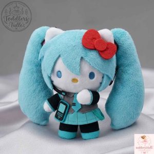 Hatsune Miku x Hello Kitty Plush Toy 3 Hatsune Miku x Hello Kitty Plush Toy