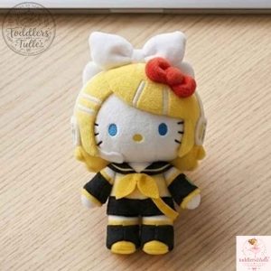 Hello Kitty x Kagamine Rin Plush Doll Toy – Sanrio Vocaloid Collaboration 4 Hello Kitty x Kagamine Rin Plush Doll Toy – Sanrio Vocaloid Collaboration
