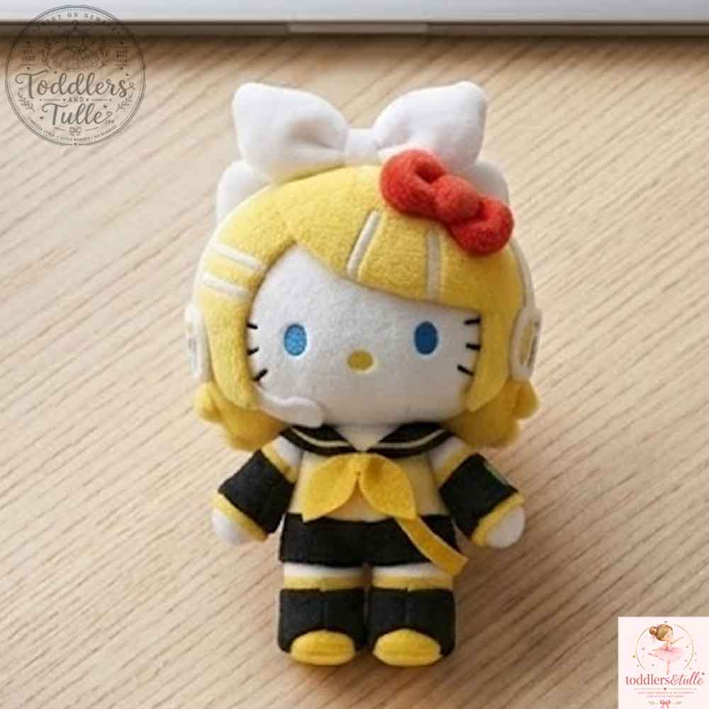 Hello Kitty x Kagamine Rin Plush Doll Toy – Sanrio Vocaloid Collaboration (2) Hello Kitty x Kagamine Rin Plush Doll Toy – Sanrio Vocaloid Collaboration – image 2 of 3