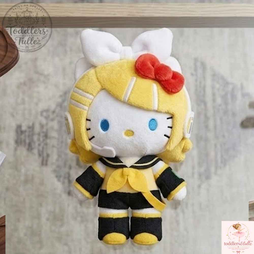 Hello Kitty x Kagamine Rin Plush Doll Toy – Sanrio Vocaloid Collaboration (3) Hello Kitty x Kagamine Rin Plush Doll Toy – Sanrio Vocaloid Collaboration – image 3 of 3