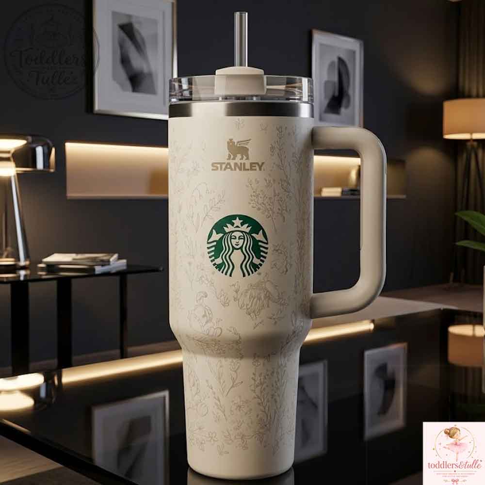 Stanley Winnie The Pooh Starbucks Tumbler 40oz (3) Stanley Winnie The Pooh Starbucks Tumbler 40oz – image 3 of 4