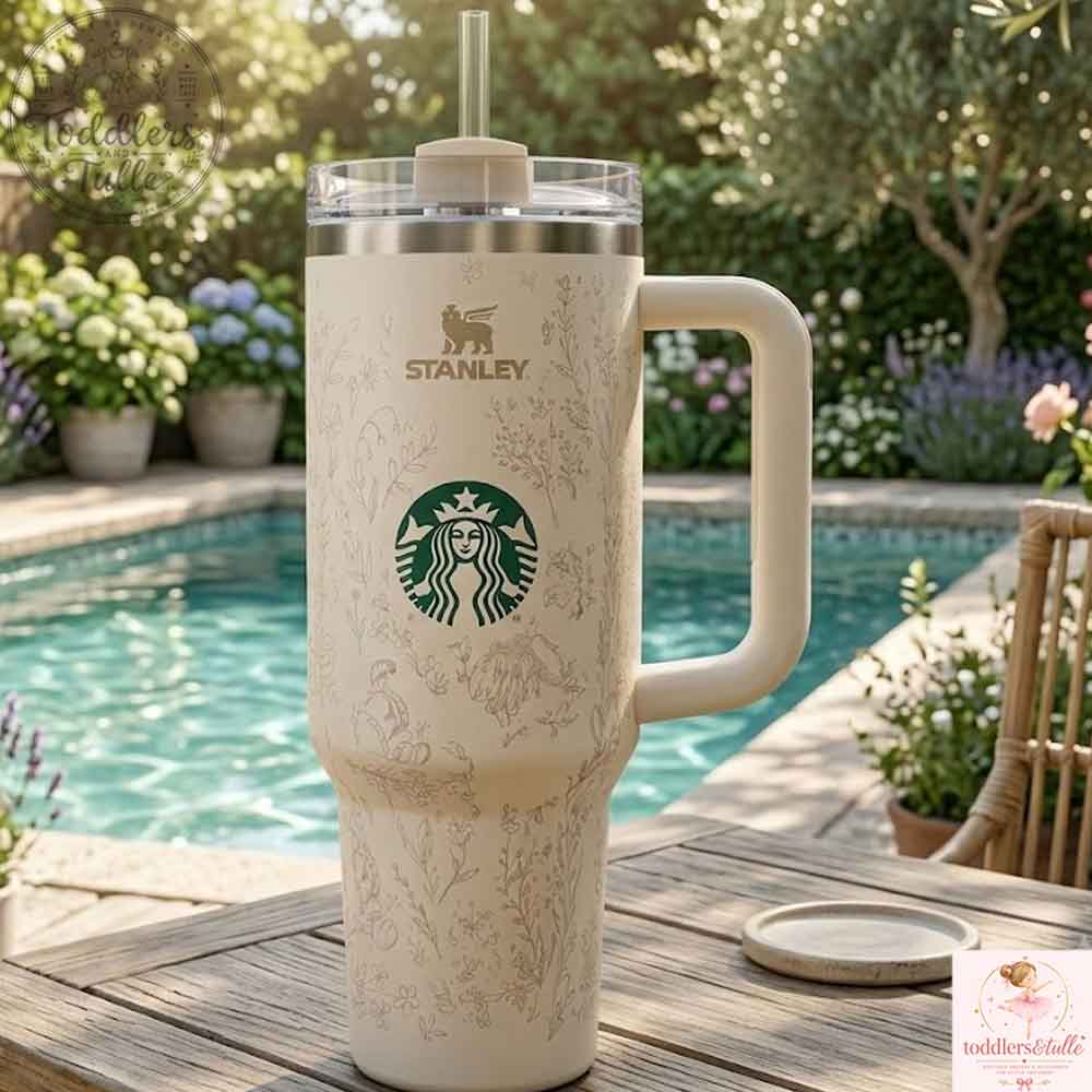 Stanley Winnie The Pooh Starbucks Tumbler 40oz (4) Stanley Winnie The Pooh Starbucks Tumbler 40oz – image 2 of 4