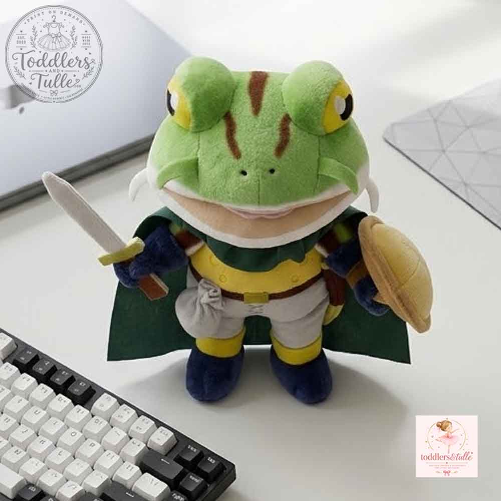Chrono Trigger Frog Plush Doll (2) Chrono Trigger Frog Plush Doll – image 3 of 3