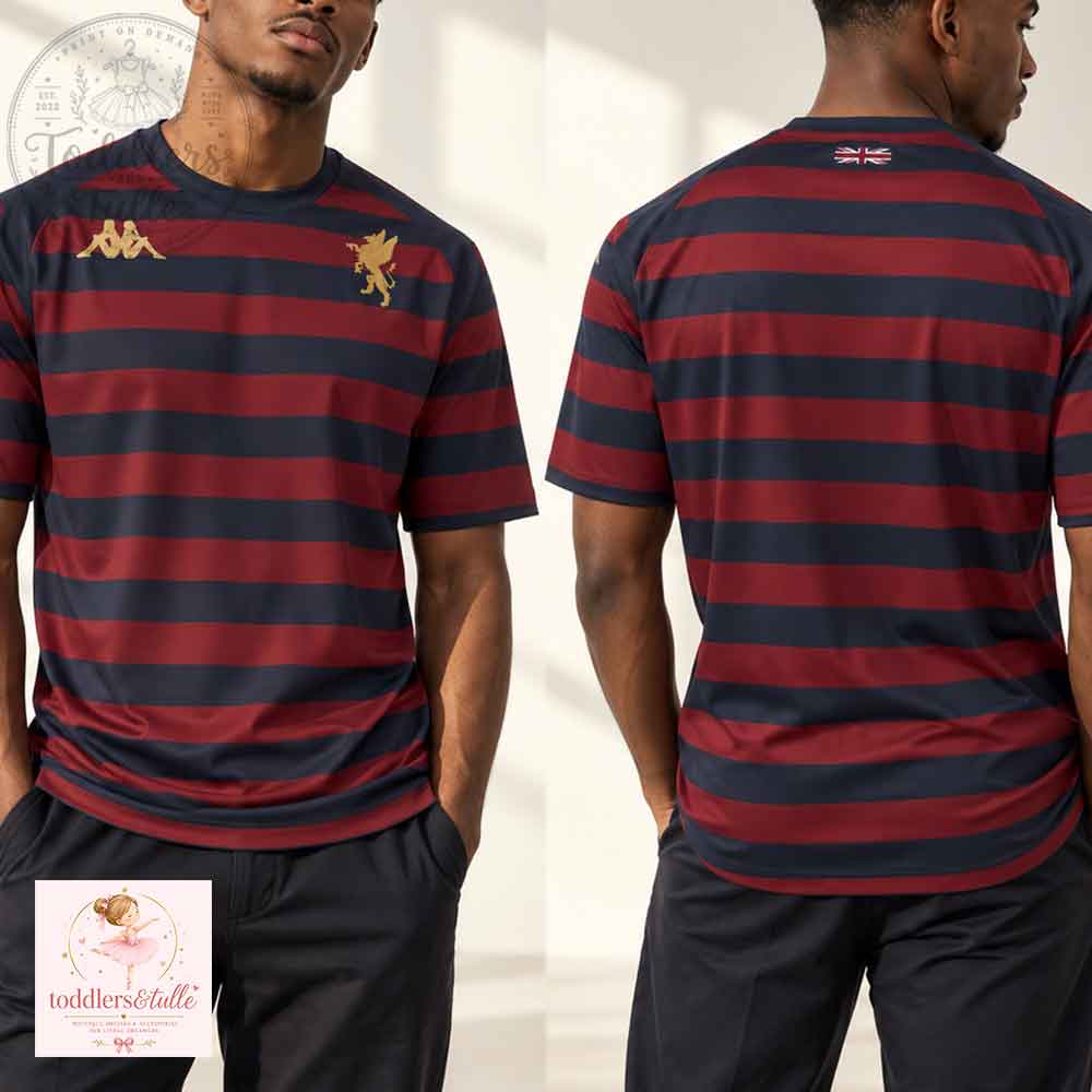 Kappa Genoa CFC 133rd Anniversary Third Shirt Rossoblù Soccer Jersey Kappa Genoa CFC 133rd Anniversary Third Kit Rossoblù Soccer Jersey – image 3 of 3