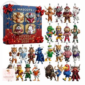 2026 NCAA College Football Mascots Advent Calendar 4 2026 NCAA College Football Mascots Advent Calendar
