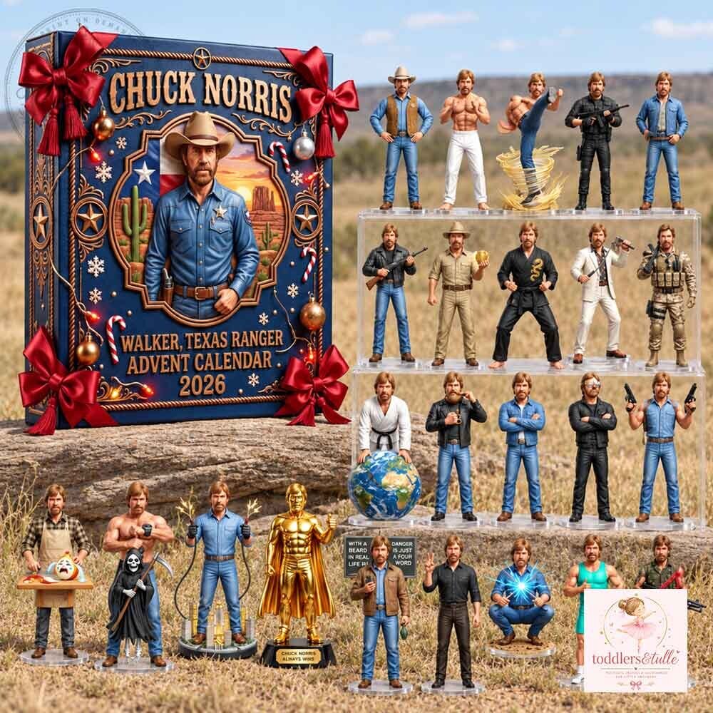 Chuck Norris Walker Texas Ranger Advent Calendar 2026 3 Chuck Norris Walker Texas Ranger Advent Calendar 2026
