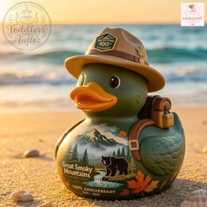 Great Smoky Mountains 100th Anniversary Park Ranger Rubber Duck