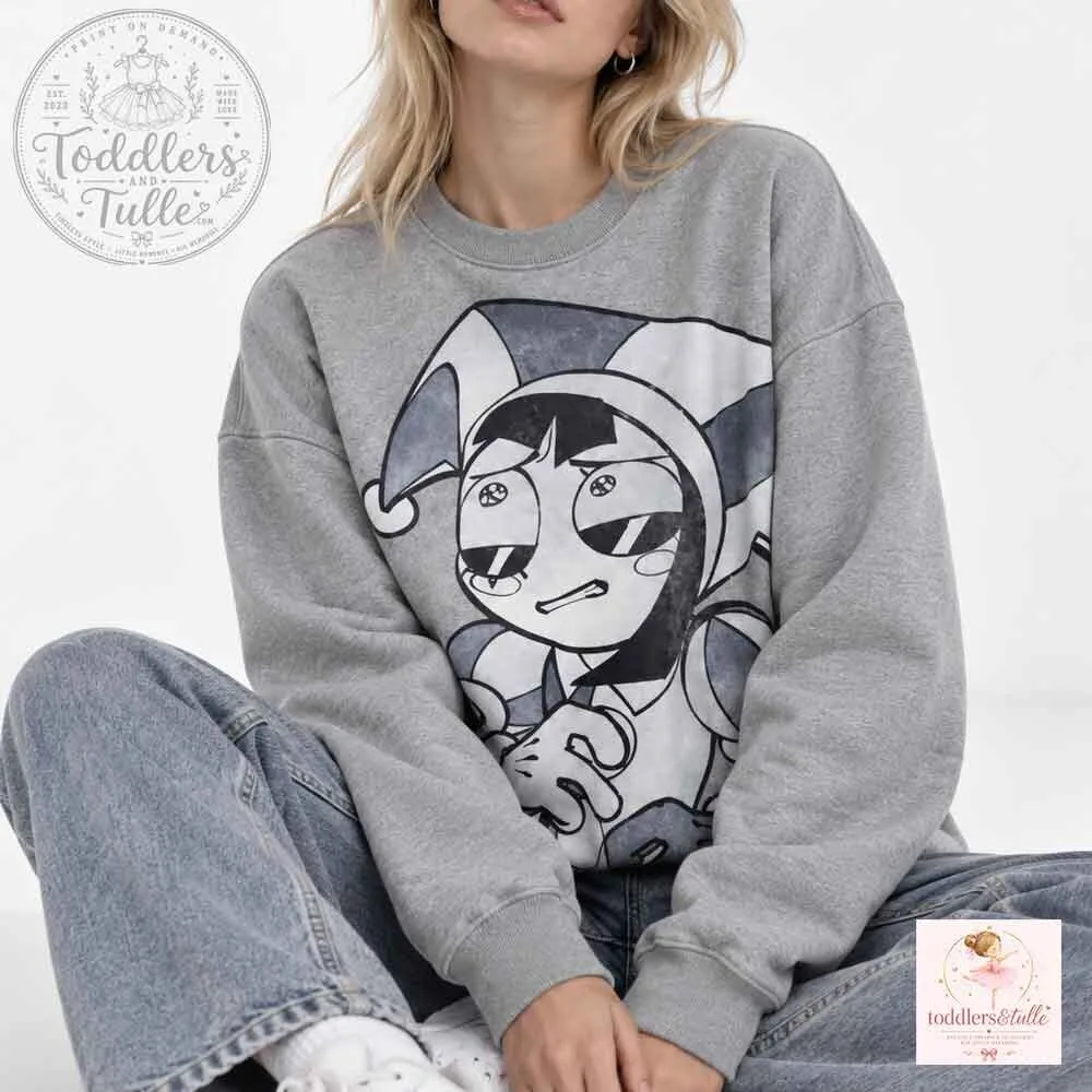 Drake Wearing Pomni The Amazing Digital Circus Sweatshirt 7 Drake Wearing Pomni The Amazing Digital Circus Sweatshirt