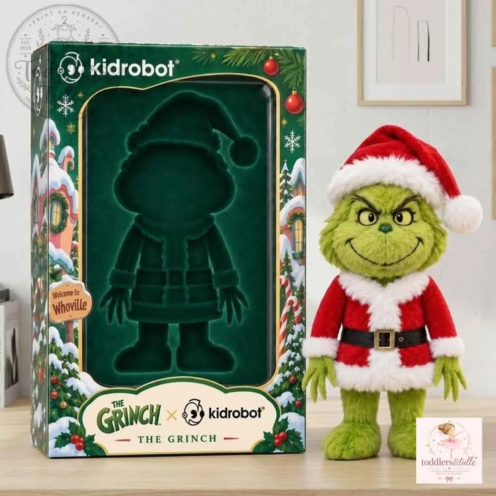 Kidrobot The Grinch in Santa Suit Plush Toy 4 Kidrobot The Grinch in Santa Suit Plush Toy