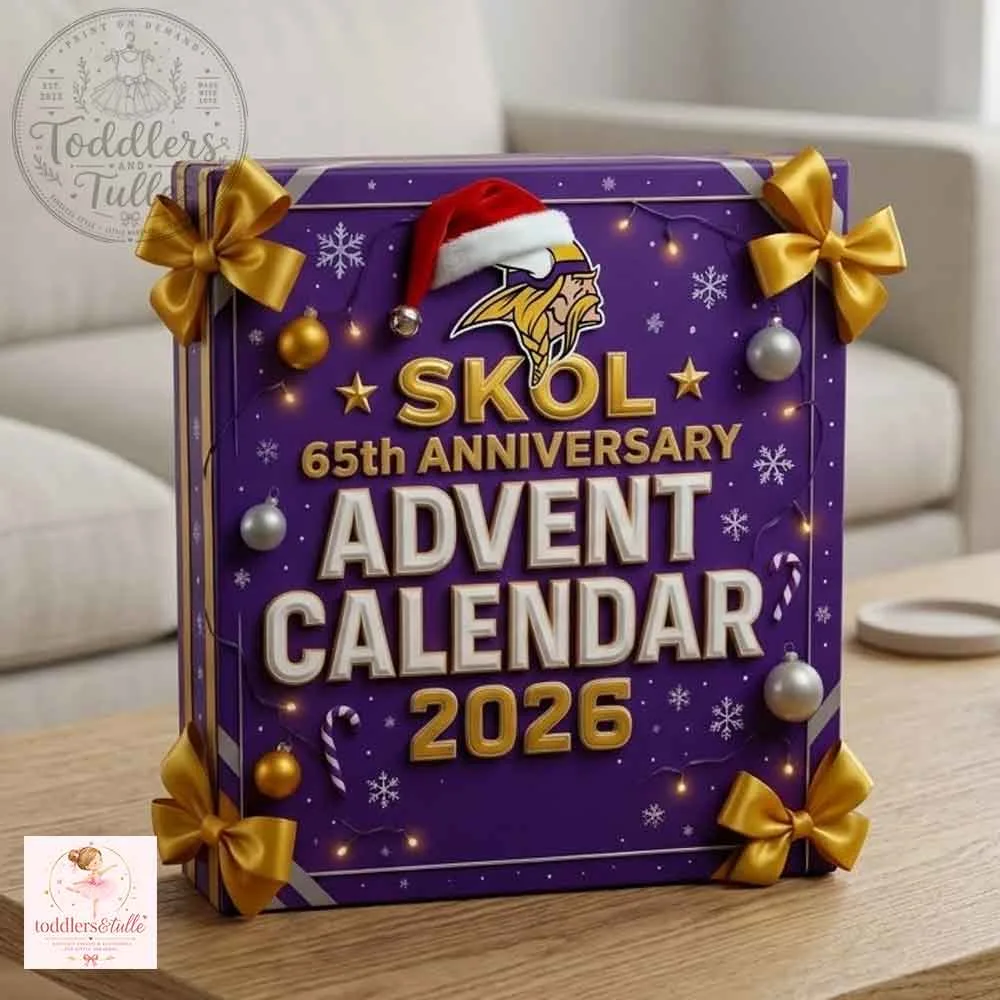 Minnesota Vikings 2026 Advent Calendar – 65th Anniversary Holiday Gift (2) Minnesota Vikings 2026 Advent Calendar – 65th Anniversary Holiday Gift – image 2 of 3