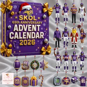 Minnesota Vikings 2026 Advent Calendar – 65th Anniversary Holiday Gift 3 Minnesota Vikings 2026 Advent Calendar – 65th Anniversary Holiday Gift