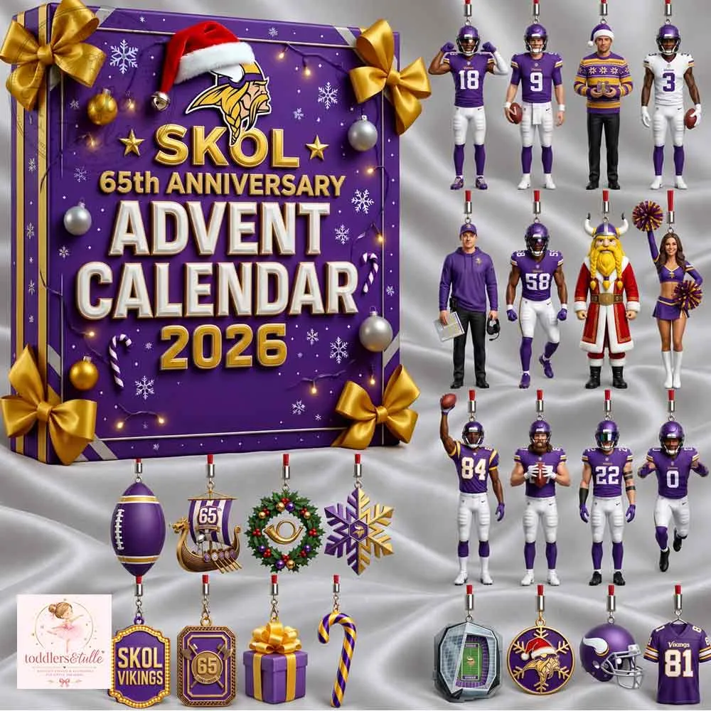 Minnesota Vikings 2026 Advent Calendar – 65th Anniversary Holiday Gift (3) Minnesota Vikings 2026 Advent Calendar – 65th Anniversary Holiday Gift – image 3 of 3