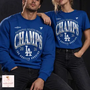 Los Angeles Dodgers 2026 NL West Division Champions T-Shirt