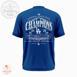 Los Angeles Dodgers 2026 NL West Division Champions T-Shirt