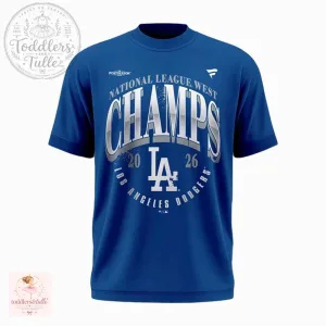 Los Angeles Dodgers 2026 NL West Division Champions T-Shirt