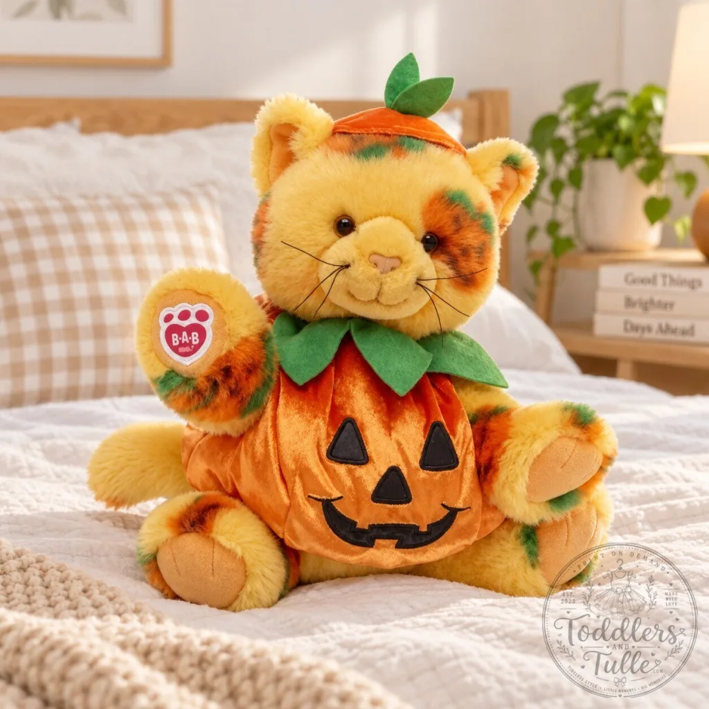 Build-A-Bear Vault Collection Pumpkin Kitty Plush with Halloween Costume 2024-2026 Edition Plush Toy Build-A-Bear Vault Collection Pumpkin Kitty Plush with Halloween Costume 2024-2026 Edition Plush Toy