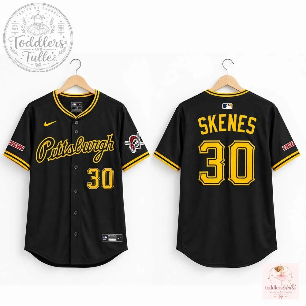 Pittsburgh Pirates Paul Skenes #30 Black Baseball Jersey