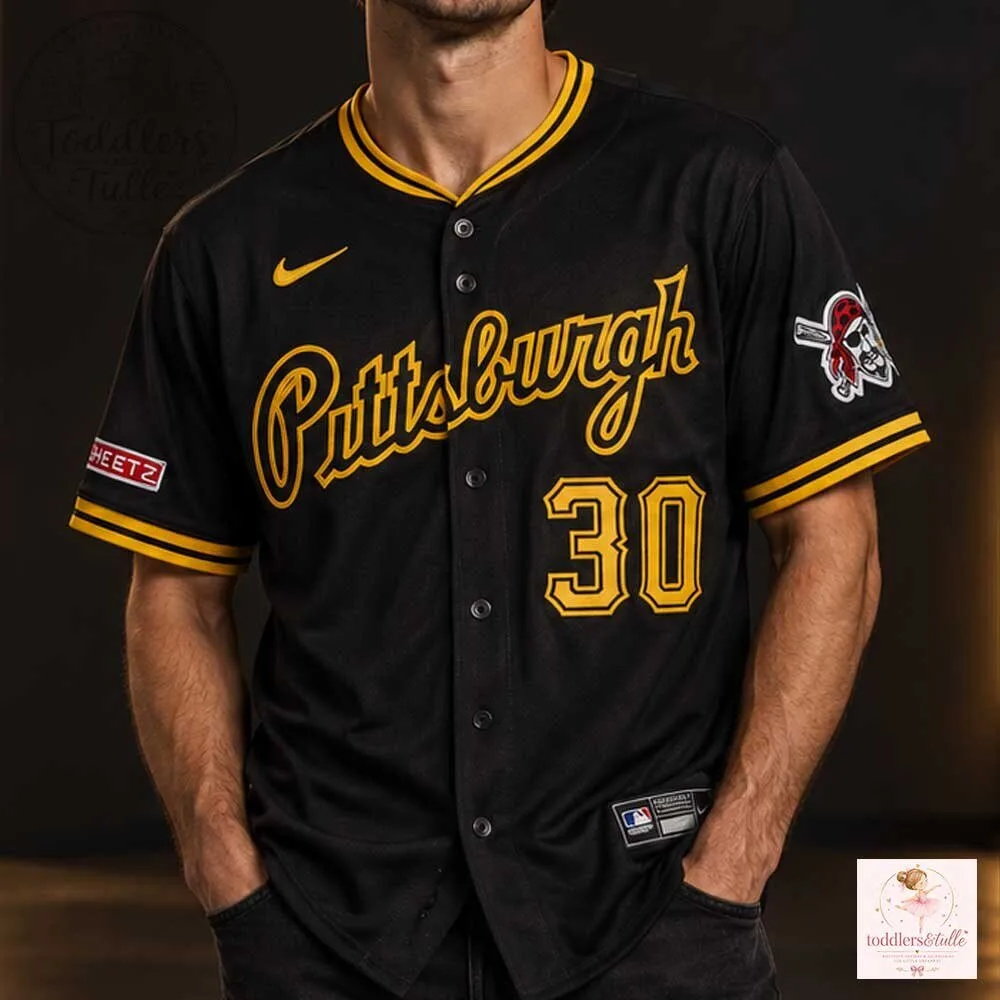 Pittsburgh Pirates Paul Skenes #30 Black Baseball Jersey 4 Pittsburgh Pirates Paul Skenes #30 Black Baseball Jersey