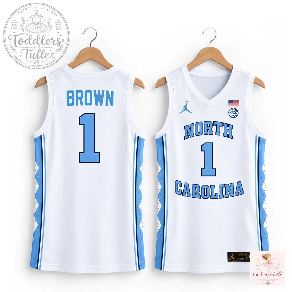 Young Thug UNC #1 Terrence Brown Game Basketball Jersey 5 Young Thug UNC #1 Terrence Brown Game Basketball Jersey