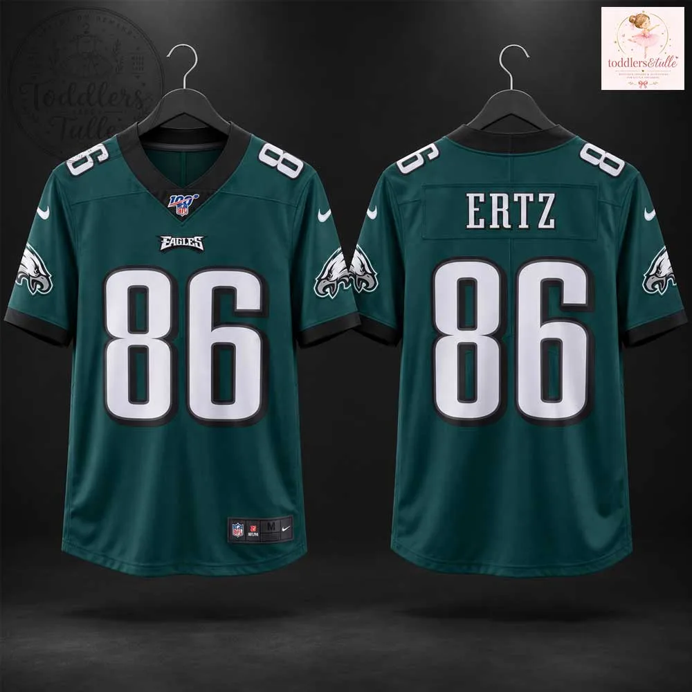 Zach Ertz #86 Philadelphia Eagles Midnight Green Game Football Jersey