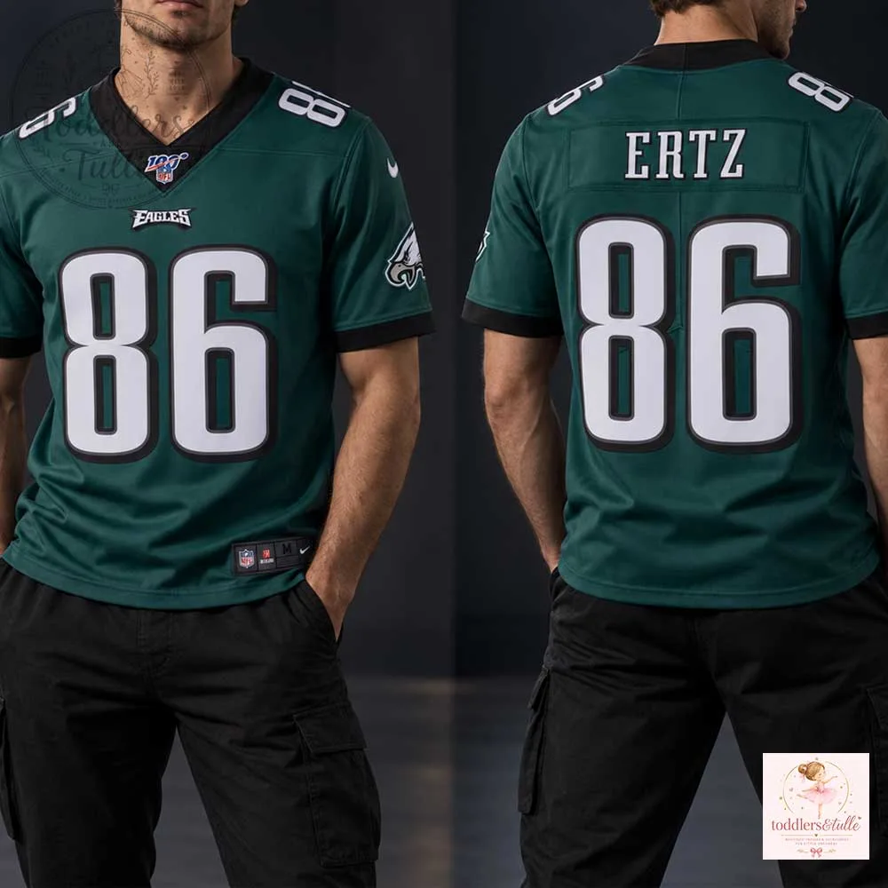 Zach Ertz #86 Philadelphia Eagles Midnight Green Game Football Jersey (2) Zach Ertz #86 Philadelphia Eagles Midnight Green Game Football Jersey – image 3 of 3