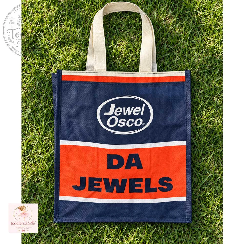 Jewel-Osco Da Jewels Reusable Grocery Shopping Tote Bag (3) Jewel-Osco "Da Jewels" Reusable Grocery Shopping Tote Bag – image 2 of 3