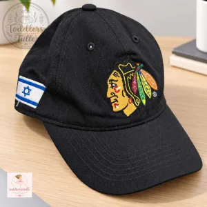 Chicago Blackhawks Israel Flag Hat