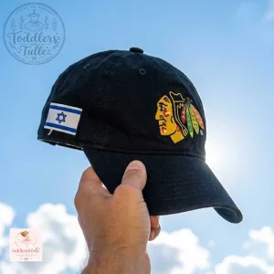 Chicago Blackhawks Israel Flag Hat