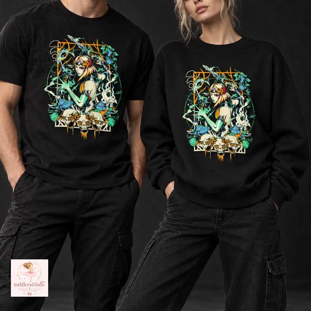 Melinoe Hades 2 Graphic T-Shirt, Witch of the Underworld Gaming Tee (3) Melinoe Hades 2 T-Shirt - Witch of the Underworld Gaming Tee – image 4 of 4