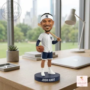 Josh Hart New York Yankees Pinstripe Jersey Bobblehead Figurine Limited Edition