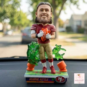 George Kittle San Francisco 49ers Nickelodeon Slime Bobblehead Figure