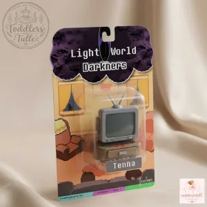 Deltarune Tenna Figure Light World Darkners Vintage CRT TV Toy Collectible