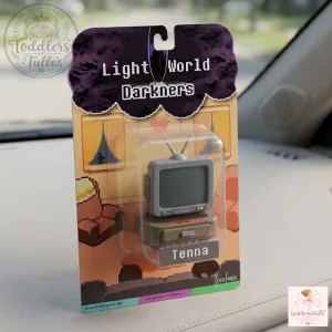 Deltarune Tenna Figure Light World Darkners Vintage CRT TV Toy Collectibl 3