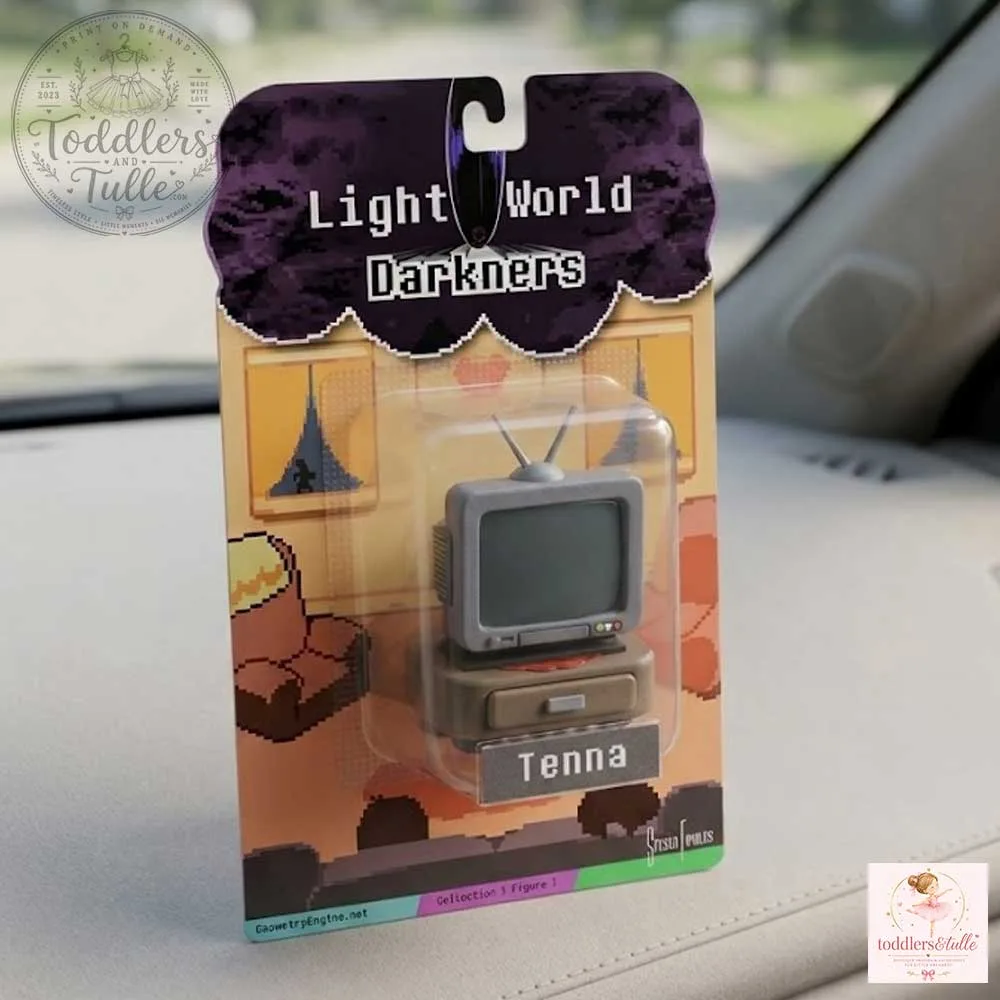 Deltarune Tenna Figure Light World Darkners Vintage CRT TV Toy Collectible