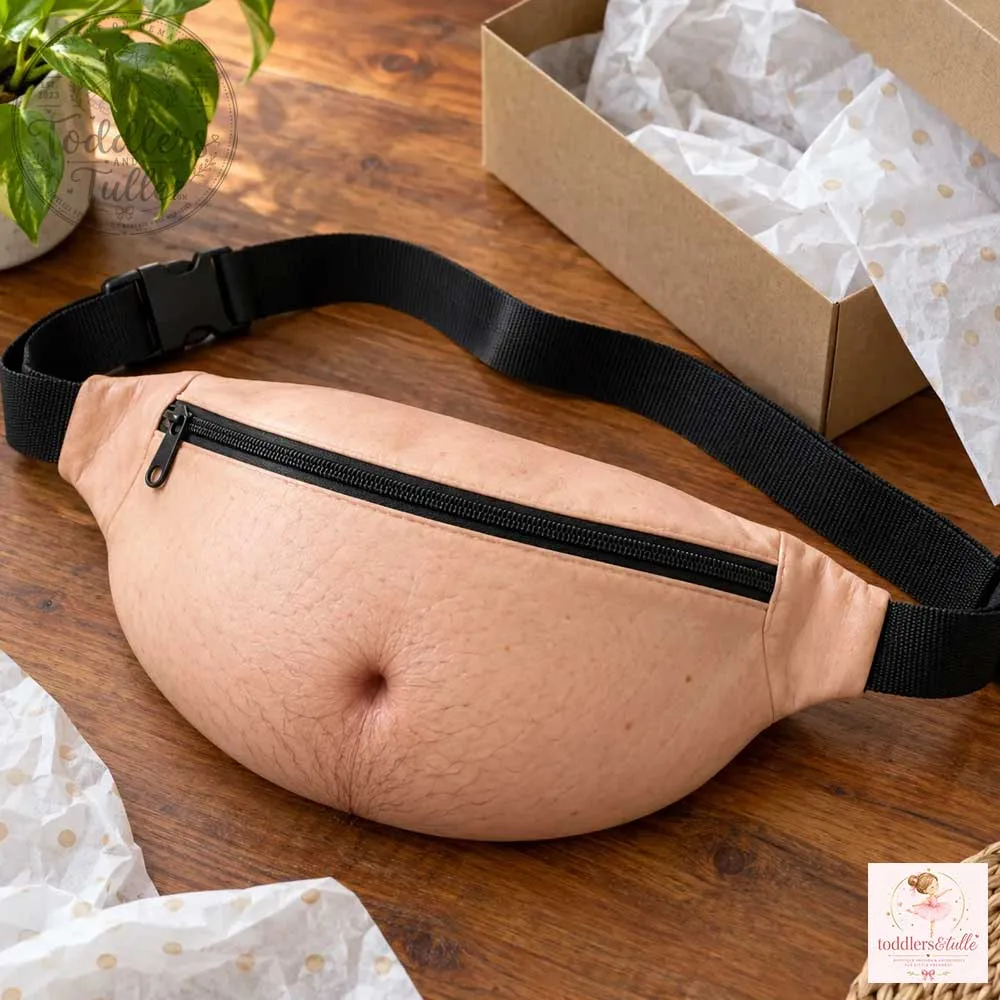 Funny Fake Belly Fanny Pack (3) Funny Fake Belly Fanny Pack – image 3 of 3