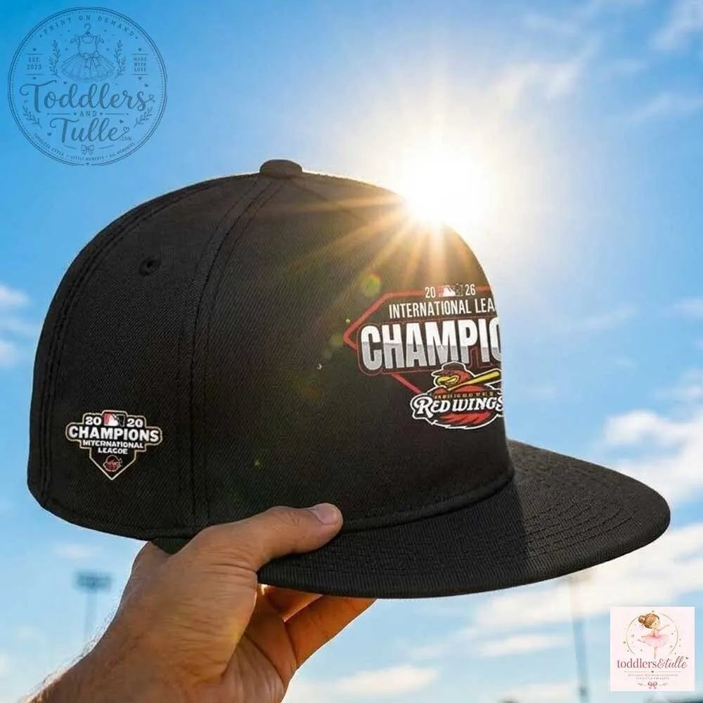 Rochester Red Wings 2026 International League Champions Snapback Hat 4 Rochester Red Wings 2026 International League Champions Snapback Hat
