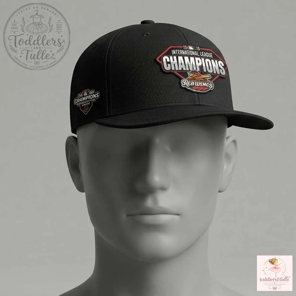 Rochester Red Wings 2026 International League Champions Snapback Hat 5 Rochester Red Wings 2026 International League Champions Snapback Hat