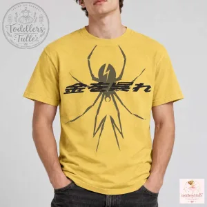 My Chemical Romance Spider Kanji Gold T-Shirt 6 My Chemical Romance Spider Kanji Gold T-Shirt