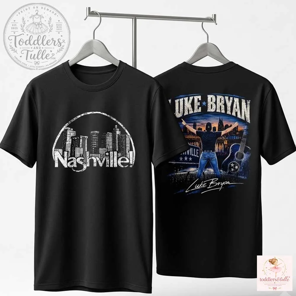 Luke Bryan Nashville Skyline Concert 2026 T-Shirt (3) Luke Bryan Nashville Skyline Concert 2026 T-Shirt – image 3 of 3
