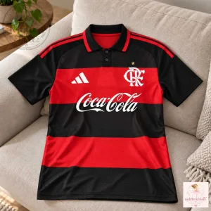 Adidas CR Flamengo 2026/2027 Home Classic Coca-Cola Sponsor Edition Soccer Jersey Shirt