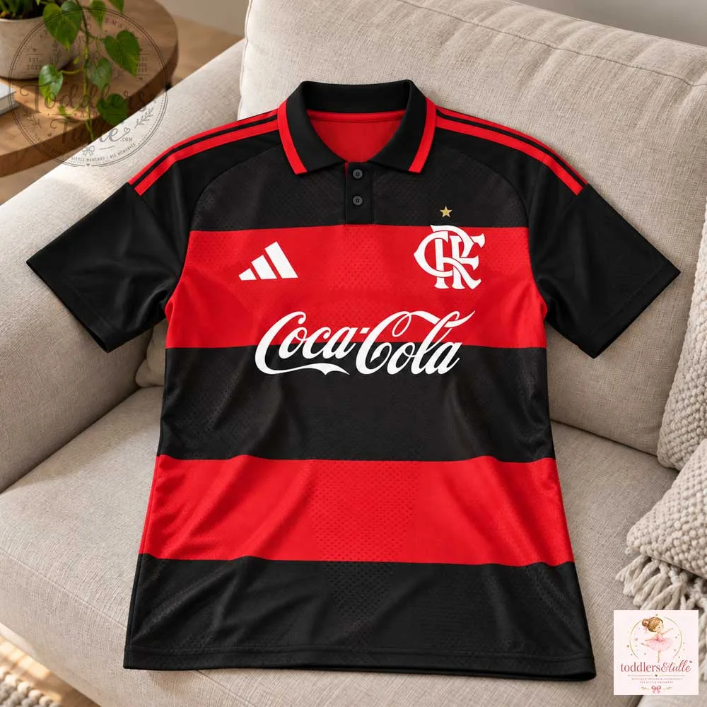 Adidas CR Flamengo 2026/2027 Home Classic Coca-Cola Sponsor Edition Soccer Jersey Shirt