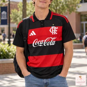 Adidas CR Flamengo 2026/2027 Home Classic Coca-Cola Sponsor Edition Soccer Jersey Shirt