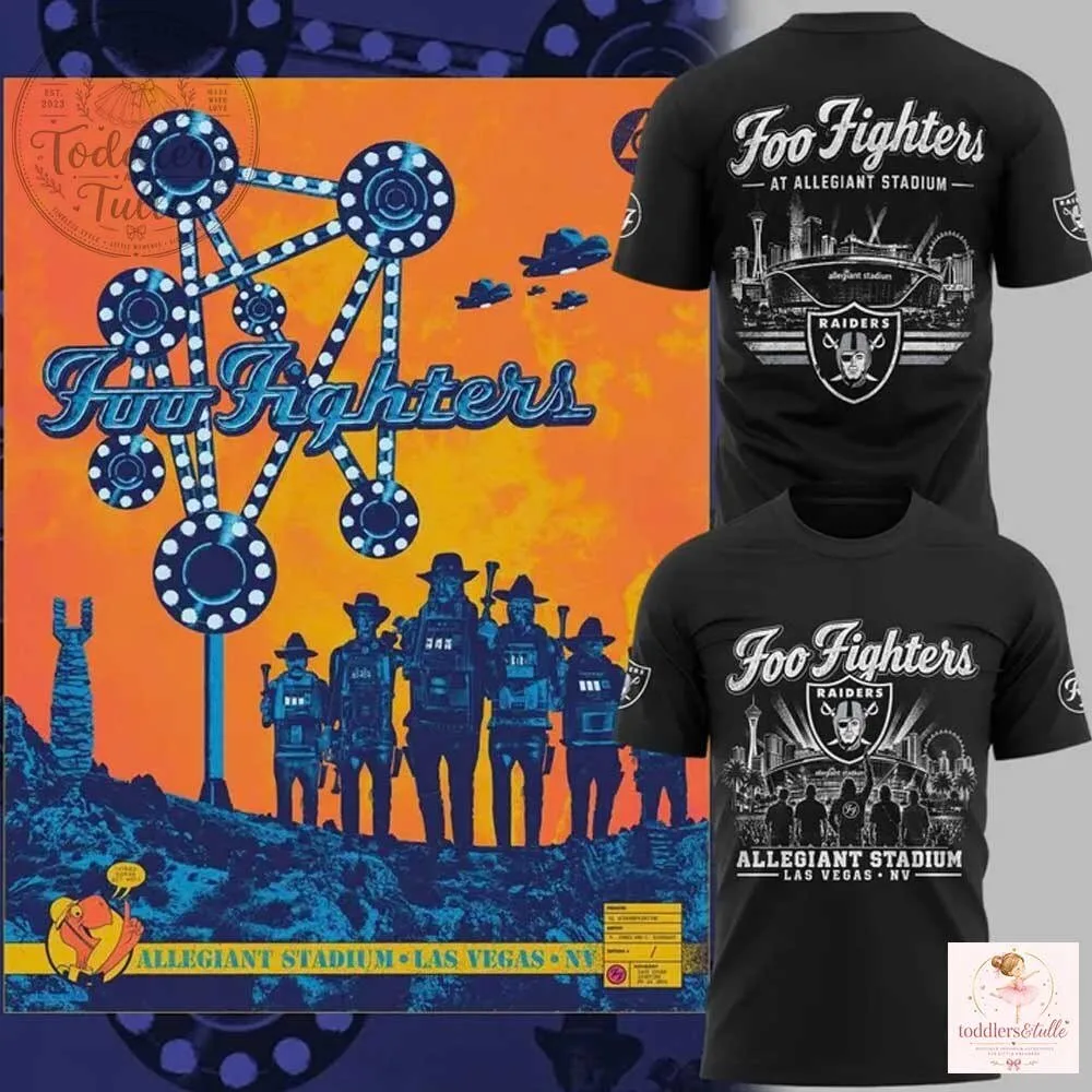 2026 Las Vegas Raiders x Foo Fighters T-Shirt